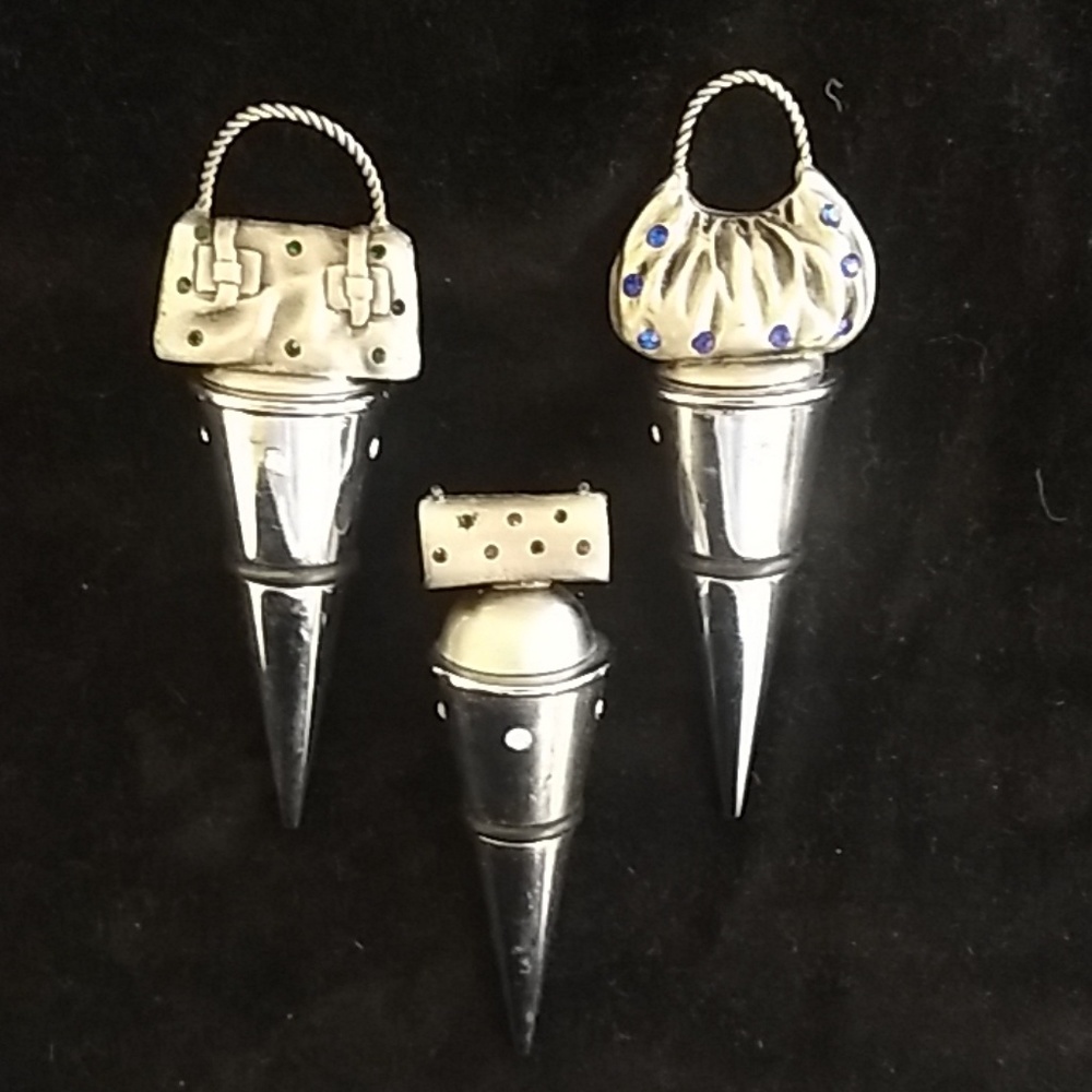 Handbag Wine stoppers jewelled